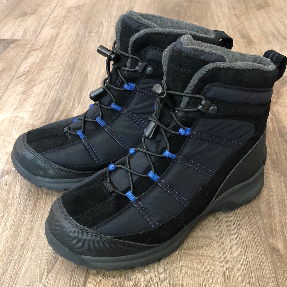 LANDS’ END Waterproof Winter Snow Boots in Black - Picture 4 of 7
